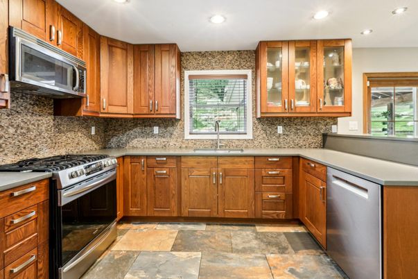Interior, Kitchen, Recessed Lighting, Stainless Steel Appliances