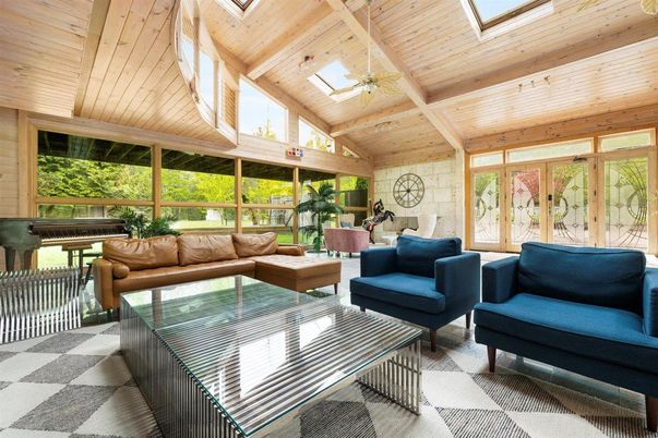 Interior, Living room, Piano, Stone Walls, Wooden Beams, Wooden Ceilings