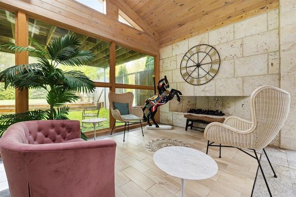 Interior, Living room, Stone Walls, Wooden Ceilings, Wood Texture Flooring, Wooden Walls
