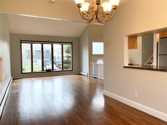 Chandelier, Empty room, Interior, Wood Texture Flooring