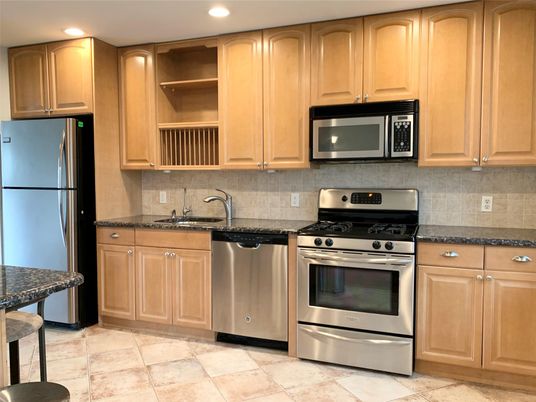 Interior, Kitchen, Recessed Lighting, Stainless Steel Appliances