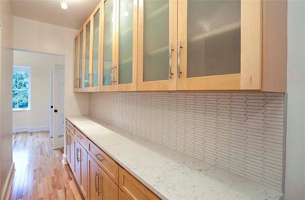 Interior, Kitchen, Wood Texture Flooring