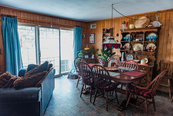 Dining room, Interior, Wooden Walls