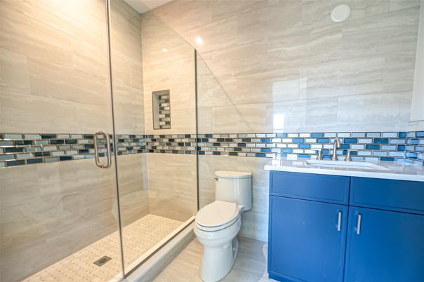 Bathroom, Glass Shower, Interior