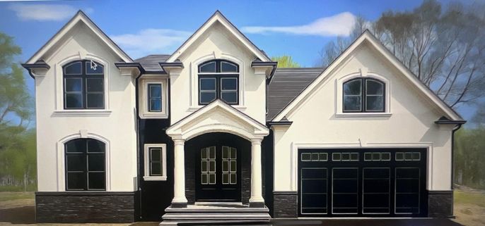 Attached, Exterior, Facade, Farmhouse