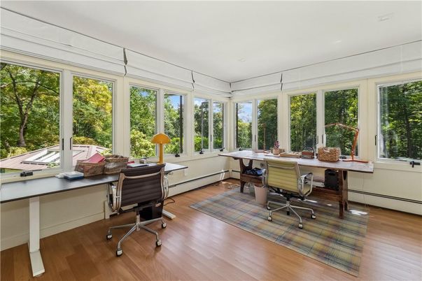 Home Office, Interior, Wood Texture Flooring