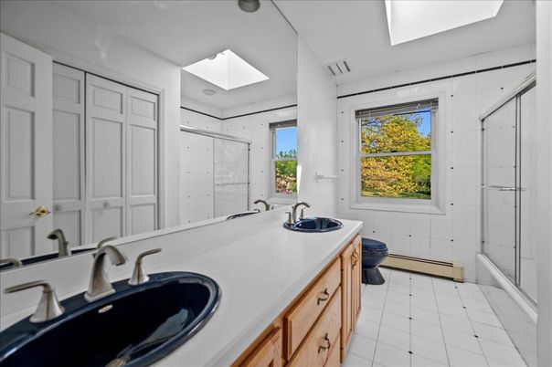 Bathroom, Dual Sink Vanities, Glass Shower, Interior
