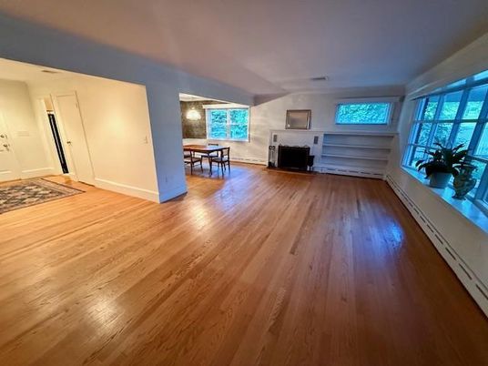 Dining room, Interior, Wood Texture Flooring