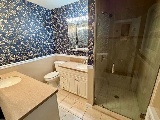 Bathroom, Glass Shower, Interior