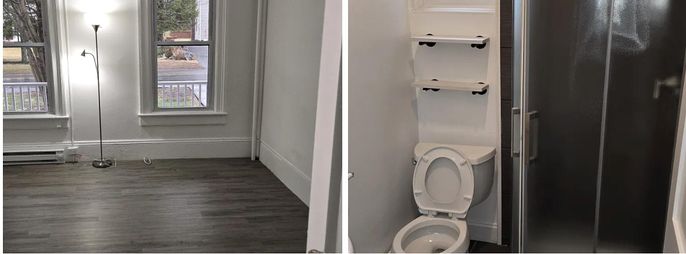 Bathroom, Interior, Wood Texture Flooring
