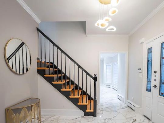 Interior, Marble, Pendant Lights