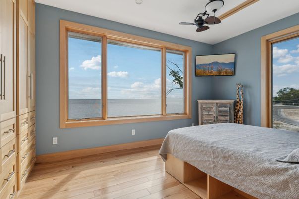 Bedroom, Interior, Water, Wood Texture Flooring