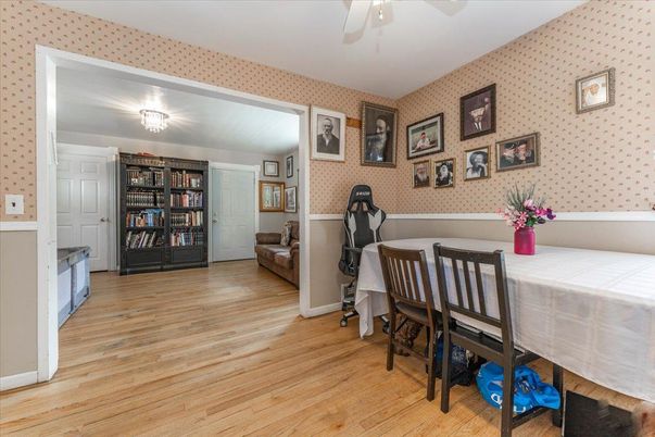 Dining room, Interior, Wood Texture Flooring