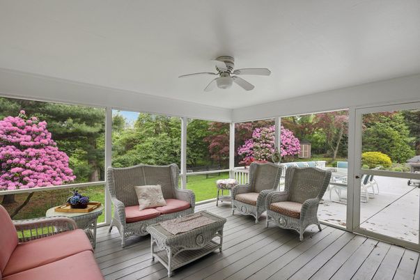 Interior, Sun Room, Wood Texture Flooring