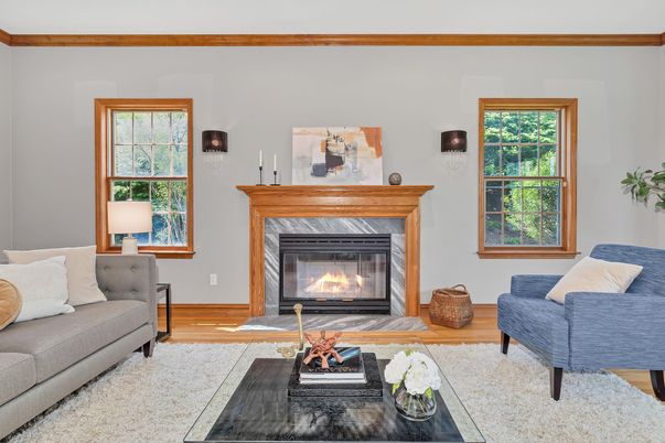 Fireplace, Interior, Living room, Wood Texture Flooring