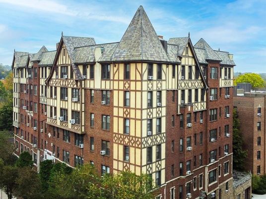 Exterior, Facade, Brick Facade, Tudor Revival