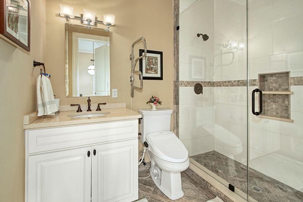 Bathroom, Glass Shower, Interior