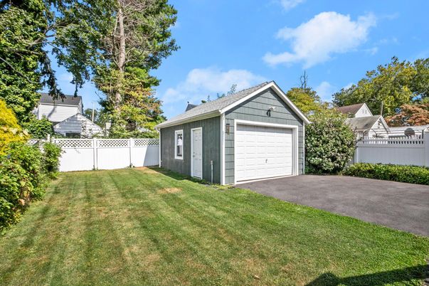 Backyard, Detached Garage, Exterior