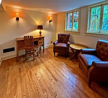 Home Office, Interior, Wood Texture Flooring