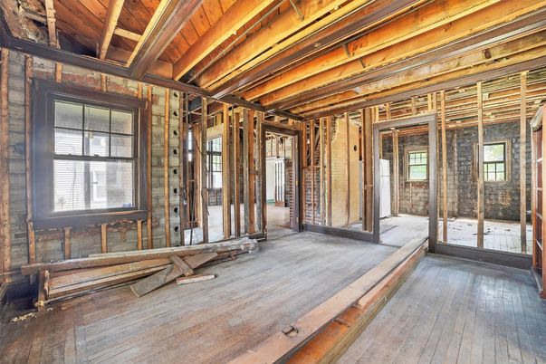 Empty room, Interior, Wooden Beams, Wooden Ceilings, Wood Texture Flooring
