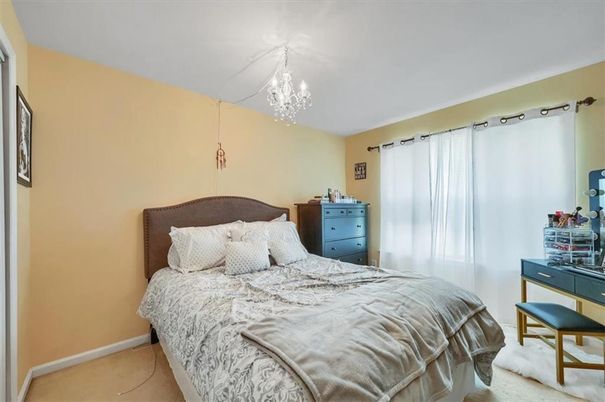 Bedroom, Chandelier, Interior