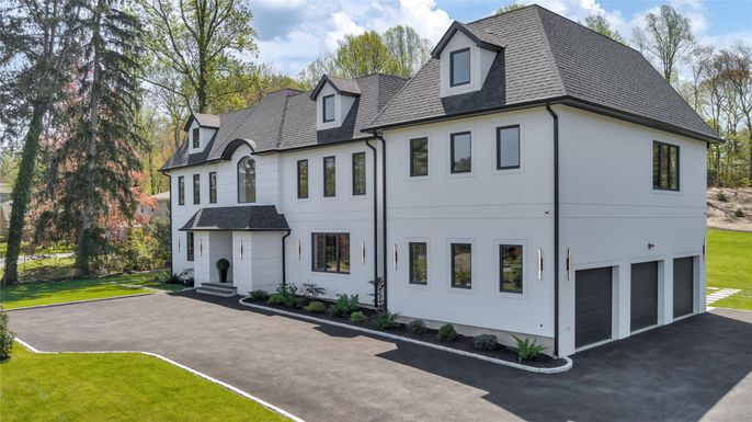 Attached, Exterior, Facade, French Provincial