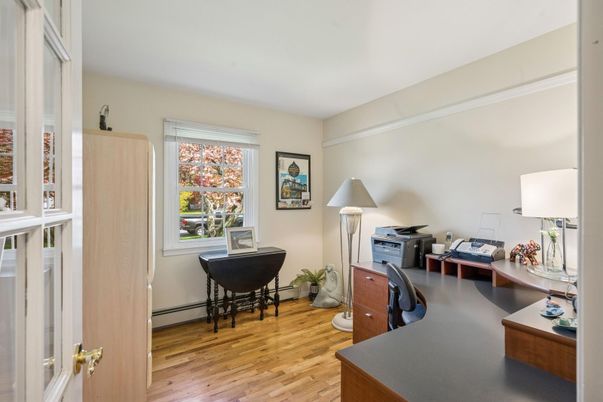 Home Office, Interior, Wood Texture Flooring