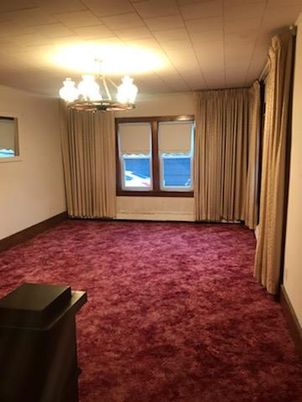 Chandelier, Empty room, Interior