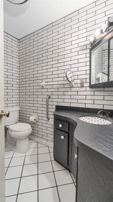Bathroom, Interior, Stone Walls