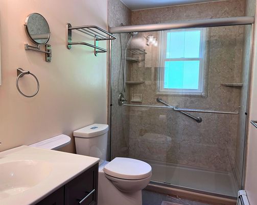 Bathroom, Glass Shower, Interior