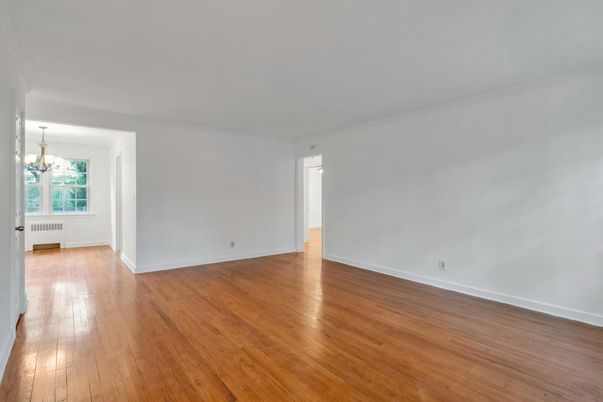 Chandelier, Empty room, Interior, Wood Texture Flooring