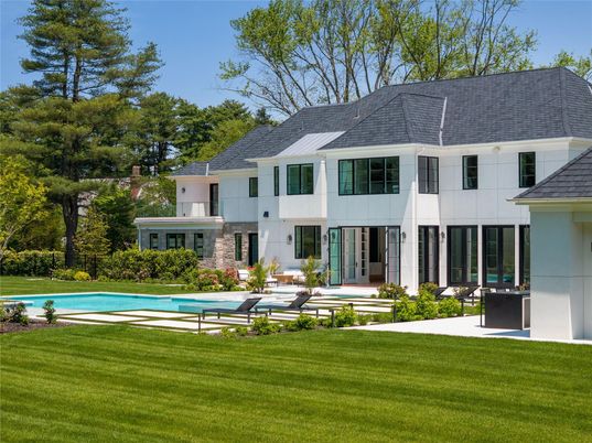 Backyard, Exterior, Facade, Pool, French Provincial