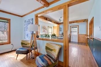 Interior, Wooden Beams, Wood Texture Flooring