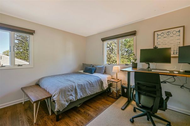 Bedroom, Home Office, Interior, Wood Texture Flooring