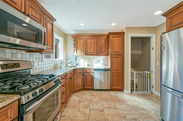 Interior, Kitchen, Recessed Lighting, Stainless Steel Appliances