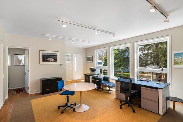 Home Office, Interior, Wood Texture Flooring