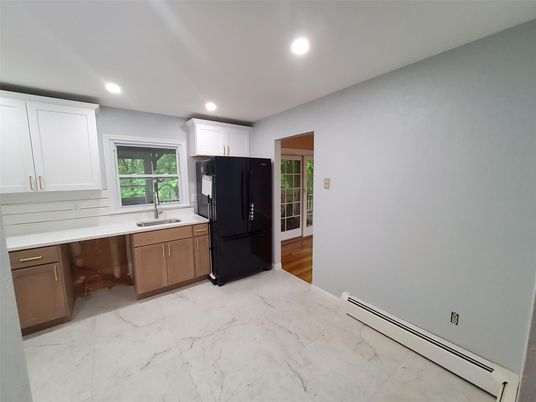 Interior, Kitchen, Marble, Recessed Lighting