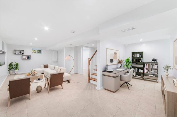 Interior, Living room, Recessed Lighting