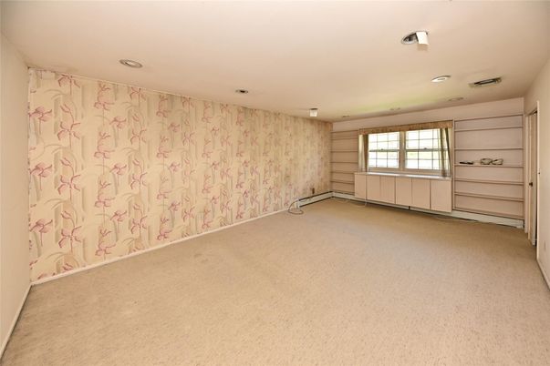 Empty room, Interior, Recessed Lighting