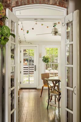 Dining room, Interior, Wood Texture Flooring