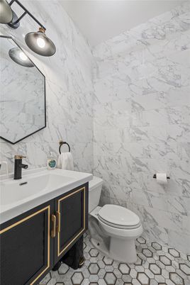 Bathroom, Interior, Marble Walls