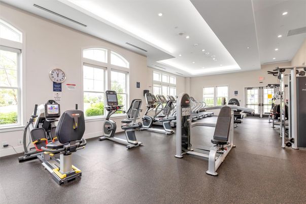 Fitness Equipment, Gym, Interior, Recessed Lighting