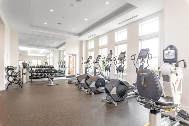Fitness Equipment, Gym, Interior, Recessed Lighting
