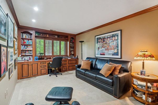 Home Office, Interior, Recessed Lighting