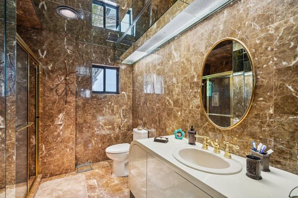 Bathroom, Glass Shower, Interior