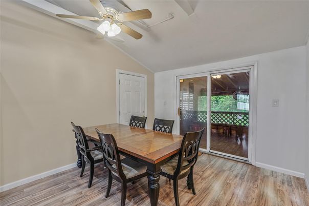 Dining room, Interior, Wood Texture Flooring