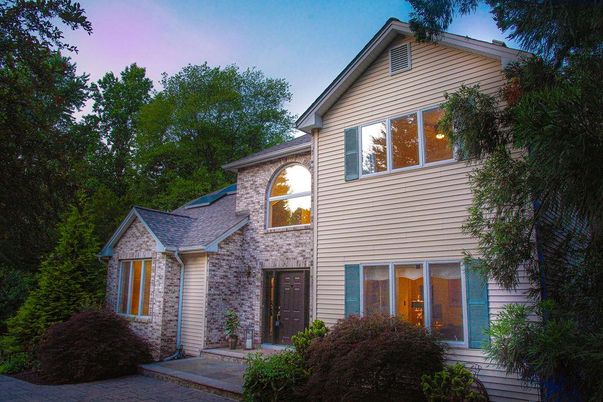 Exterior, Facade, Brick Facade, Brick Traditional