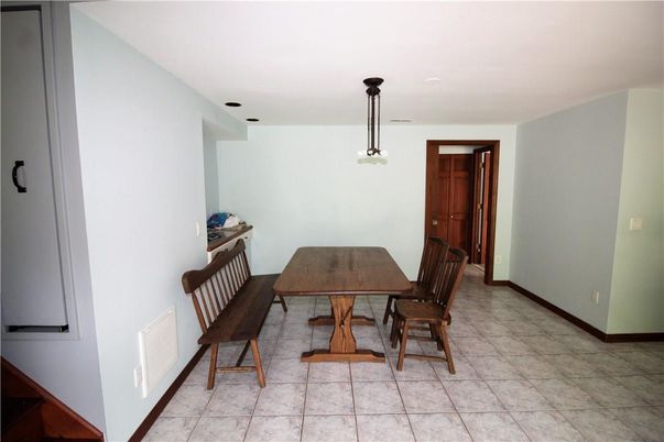 Dining room, Interior, Pendant Lights