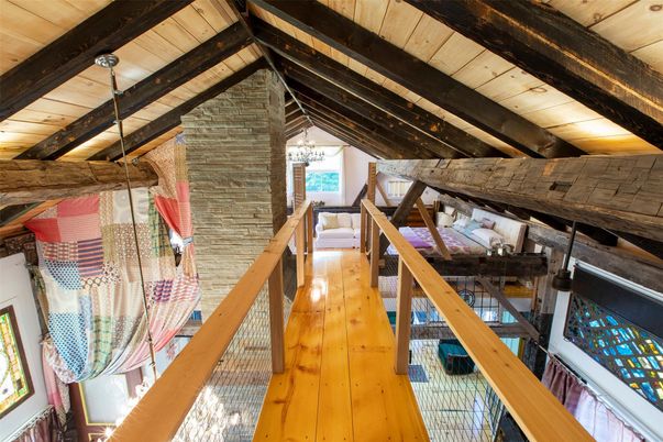 Interior, Stone Walls, Wooden Beams, Wooden Ceilings, Wood Texture Flooring