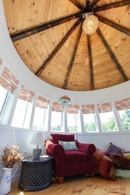 Interior, Living room, Pendant Lights, Wooden Beams, Wooden Ceilings, Wood Texture Flooring